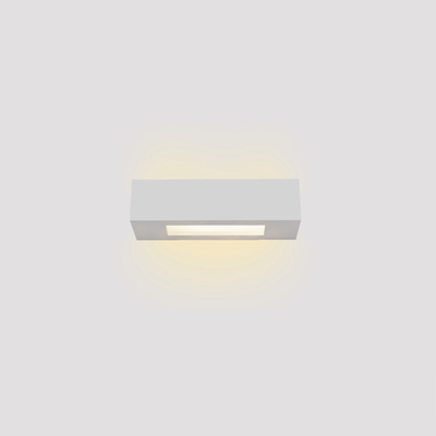 Inlight Επιτοίχιο φωτιστικό λευκό από γύψο 1xE14 D:22cm (43049-C-White)