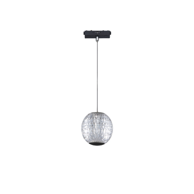 Inlight Κρεμαστό Φωτιστικό LED 5W 3CCT για Ultra-Thin μαγνητική ράγα σε μαύρη απόχρωση D:10,2cm (TMU0230-Black)