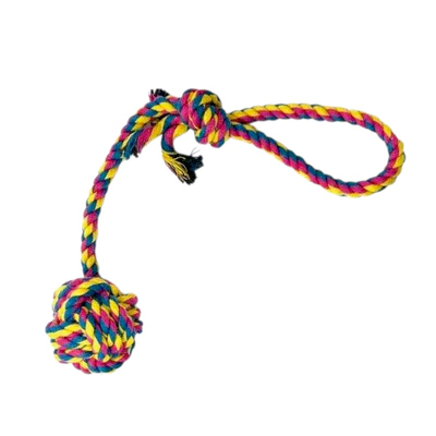 Παιχνίδι κατοικιδίου σχοινί με μπάλα - 38cm - 550630