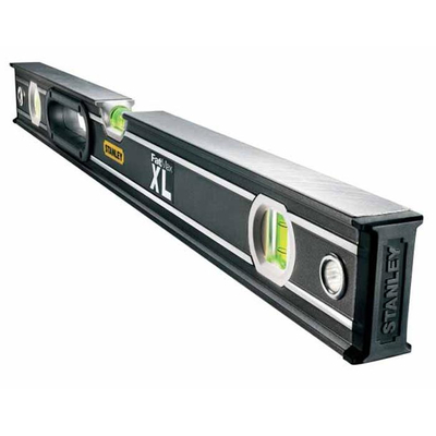Αλφάδι μεταλλικό FATMAX XL με 3 μάτια μήκος 90cm. Μάτια που καθαρίζονται εύκολα. Σταθερά ακρυλικά μάτια υψηλής αντοχής. Διπλά ρεκτιφιαρισμένες βάσεις. Λαβές δύο υλικών. Προστατευτικά πλαϊνά από καουτσούκ. / 0-43-636