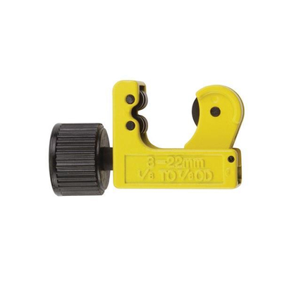 Χαλκοκόφτης mini 3 ως 22mm. Ρυθμιζόμενο για να καλύψει ευρύ φάσμα μεγεθών σωλήνα σε έναν κόπτη. Ανθεκτικό σώμα από μέταλο. Οδηγός τροχών για ακρίβεια. / 0-70-447