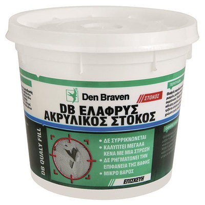 Ελαφρόστοκος ακρυλικός 12τεμ. QUALY FILL λευκός 500ml για επισκευές ρωγμών, μεγάλων οπών, στατικών αρμών, με μηδενική συρρίκνωση, ελαφρά ελαστικότητα, δυνατότητα πλήρωσης/κάλυψης μεγάλων κενών ως 5cm, ταχυστέγνωτος, τρίβεται εύκολα, βάφεται με πλαστικά κα / 11894102