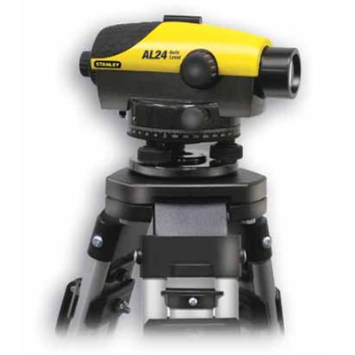 Χωροβάτης KIT AL24 GVP με μεγέθυνση x24, οπτικό στόχαστρο, τρίποδο και βαθμονομημένη ράβδο, αδιάβροχο, για εξωτερική χρήση, εμβέλεια 90m, σφάλμα +/-1,6mm(45m) / 1-77-160