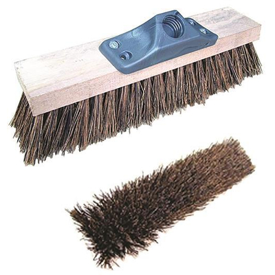 Βούρτσα δρόμου με χόρτινη τρίχα 6cm μήκους 30cm / 30170