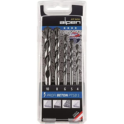 Διαμαντοτρύπανα PROFI BETON PTSB5 σετ 5τεμ. 4, 5, 6, 8, 10mm / 227002221