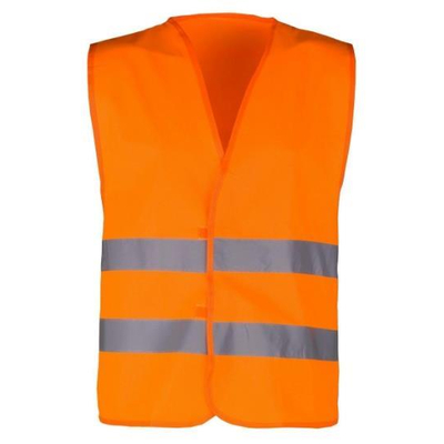 Γιλέκο φωσφοριζέ πορτοκαλί one size 100% πολυεστέρας / 28400