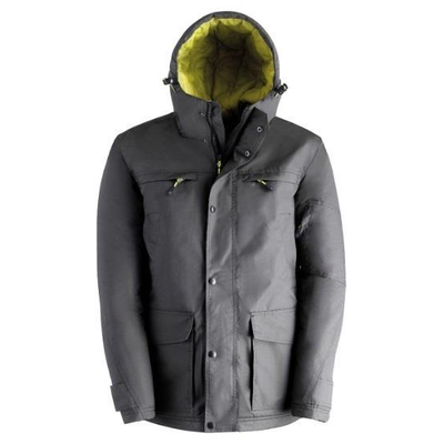 Μπουφάν PARKA SLICK γκρι XXXL, Ρυθμιζόμενη κουκούλα με ελαστικό κορδόνι
. Τσέπες με φερμουάρ στο μπροστινό μέρος του ώμου
. 
Εσωτερική τσέπη με φερμουάρ

. Ρύθμιση καρπού με κλείσιμο velcro. 

Τσέπη με φερμουάρ στο μανίκι

. Άνετες τσέπες για ζέσταμα χεριών στο στήθος. 

Τσέπες με πιέτες και καπάκια στη μέση
. 
ΥΛΙΚΑ 

κύριο ύφασμα:

100% πολυεστέρας με επίστρωση PU
 επένδυση:

100% πολυεστέρας 
φόδρα:

100% πολυεστέρας / 36734