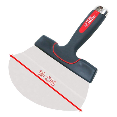 Σπατουλαδόρος inox γωνία 45° εμπρός οβάλ 19cm / 2599019