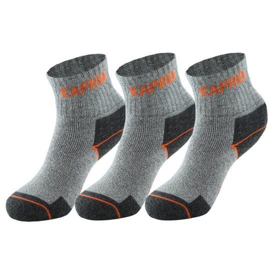 Κάλτσες 3τεμ. κοντές WORK γκρι 97% Πολυεστέρας, 3% Ελαστάνη 39-41 / 36850