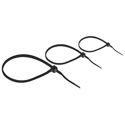 Δεστράκια 100τεμ. μαύρα Νο9x920mm / 3154