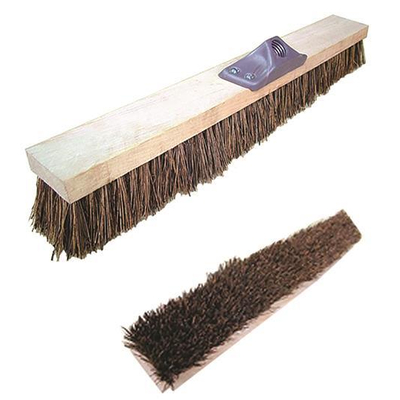 Βούρτσα δρόμου με χόρτινη τρίχα 6cm μήκους 60cm / 60170