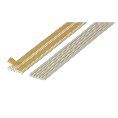 Ταινία αυτοκόλλητη αεροστόπ Ε 6m καφέ ελαστική, αντοχή στην ηλιακή ακτινοβολία, την υγρασία, τους ατμοσφαιρικούς ρύπους και τη γήρανση για 6-8 χρόνια, σταματά κρύο, ζέστη, σκόνη, θόρυβο / 83310006