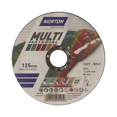 Δίσκος κοπής 25τεμ. Multi Material γενικής χρήσης No125x1x22,23mm / 66252918924