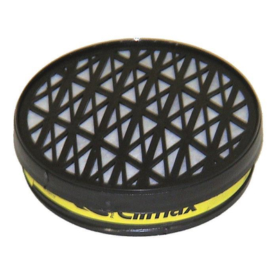 Φίλτρο για μάσκα με κωδικό 761100 τύπου (Β1-Ε1) για ανόργανα αέρια, ατμούς και διοξείδιο του θείου χαμηλής συγκέντρωσης 1000ppm (η συσκευασία περιέχει 4τεμ.) / 760400