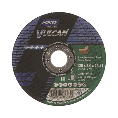 Δίσκος κοπής μαρμάρου 25τεμ. κούρμπα vulcan No115x3,2x22,23mm / 66252925500