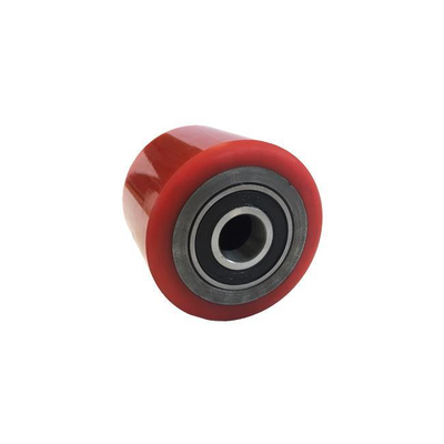 Ρόδα παλετοφόρου κόκκινη 80x50x20mm για 400kg / 661080