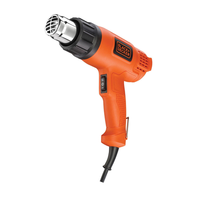 Το KX1650 της Black & Decker είναι ένα πιστόλι θερμού αέρα 1750W με 2 ρυθμίσεις θερμοκρασίας και αέρα για περισσότερο έλεγχο σε όλες τις εφαρμογές. Είναι κατάλληλο για αφαίρεση μπογιάς, βερνικιού και κολλητικών ουσιών. Το πιστόλι διαθέτει ενσωματωμένη βάση στήριξης για χρήση χωρίς χέρια και ψύξη του εργαλείου. θερμοκρασία (C°): 460(Ι) / 600(ΙΙ), ροή αέρος (Ι/min): 570(Ι) / 740(ΙΙ) / KX1650-QS
