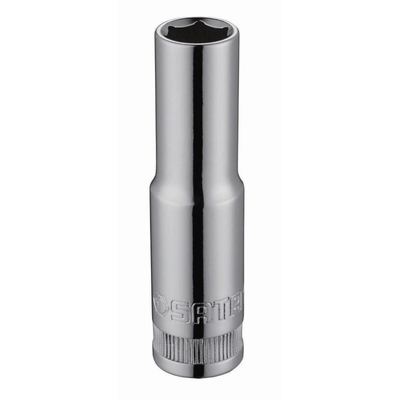 Καρυδάκι μακρύ μετρικό εξάγωνο 3/8" 15mm. Καρυδάκι εξάγωνο. Κατασκευασμένο για βιομηχανική χρήση για ακρίβεια σε όλες τις διαστάσεις. Θερμοεπεξεργασμένο για παραπάνω διάρκεια ζωής. Πλήρως γυαλισμένο φινίρισμα χρωμίου που καθαρίζεται εύκολα και αντιστέκεται στη διάβρωση. Χάλυβας από κράμα χρωμίου-βαναδίου (Cr-V) για εξαιρετική αντοχή και ανθεκτικότητα. / ST12408SC