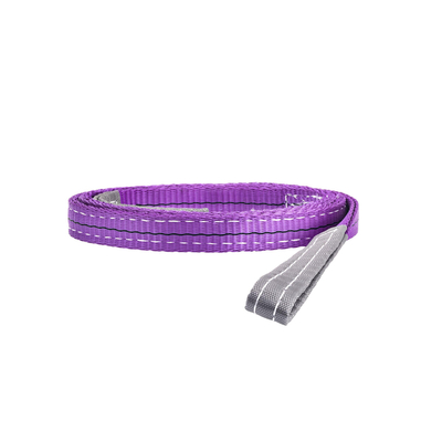 Σαμπάνι μωβ με θηλιές στις άκρες και διπλή ύφανση, πάχος ιμάντα 30mm, μήκους 2m και αντοχής 1000Κg / R69787713020214