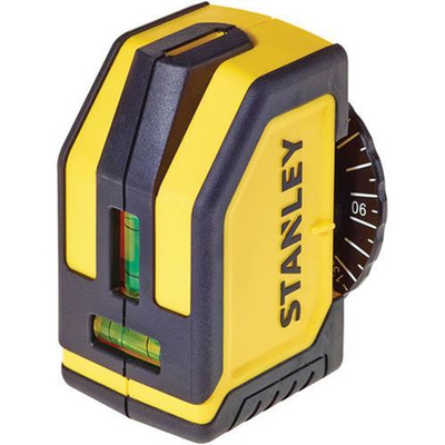 Αλφάδι laser τοίχου, εμβέλεια 4,5m, σφάλμα +/-6mm(3m), με περιστρεφόμενη βάση τοίχου και μπαταρίες, για εσωτερικούς χώρους / STHT1-77148