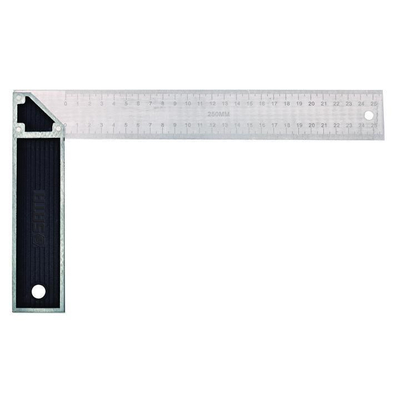 Γωνία μαραγκών inox 300mm. Χειρολαβή από ψευδάργυρο
 Μετρική / ίντσας
 Κατασκευασμένο από ανοξείδωτο ατσάλι για καλύτερη
αντοχή και μεγαλύτερη διάρκεια ζωής εργαλείου / ST91413ME
