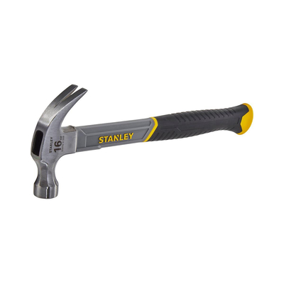 Σφυρί από την εταιρεία Stanley, κατάλληλο για κάρφωμα, σπάσιμο υλικών και εργασίες συναρμολόγησης στο εργαστήριο και το σπίτι. Διαθέτει λαβή από fiberglass που απορροφά τους κραδασμούς και εξασφαλίζει σωστό κράτημα.
Βάρος: 450gr / STHT0-51309