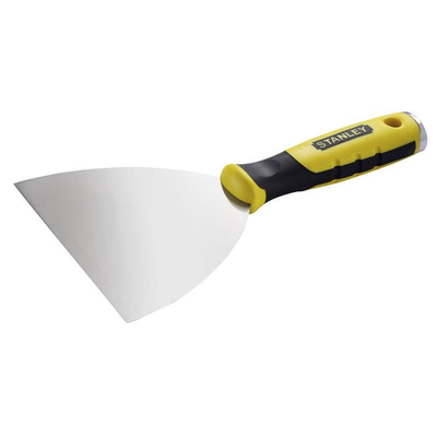 Σπάτουλα inox με μεταλλική κεφαλή 152mm. Λάμα από ανοξείδωτο ατσάλι που εμποδίζει την σκουριά και δίνει αντοχή. Λαβή από δύο υλικά για άνεση και προστασία. Τρύπα για κρέμασμα στην λαβή για προστασία. / STHT0-05864