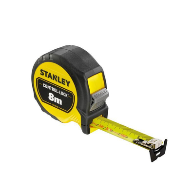 Μέτρο control lock 8mX25mm με αρίθμηση και στις δύο μεριές της λάμας και αποσπώμενο μαγνήτη στον γάτζο / STHT37232-0