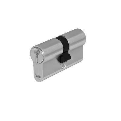 Κύλινδρος ασφαλείας series 500 νικελέ με κέντρο 27x27mm/Νο54mm και 3 κλειδιά / YC051KD272703N1