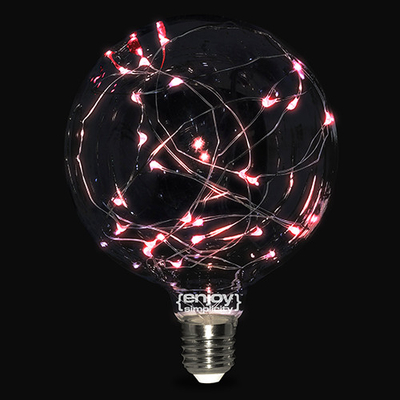 El125105 | Dreamled Stars G125|1.5w E27|kokkino| {Enjoysimplicity}™