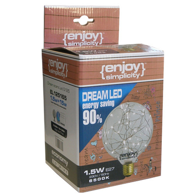 El125165 | Dreamled Stars G125|1.5w E27|6500k|30lm| {Enjoysimplicity}™
