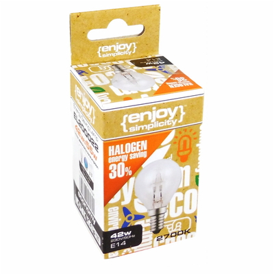 El200018 | g45 Halogen|18w(>25w)e14|2700k|204lm|{enjoysimplicity}™