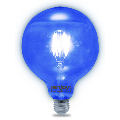 El821256 | Dreamled Fillament Coloured G125|4w E27|mπλε|{enjoysimplicity}™