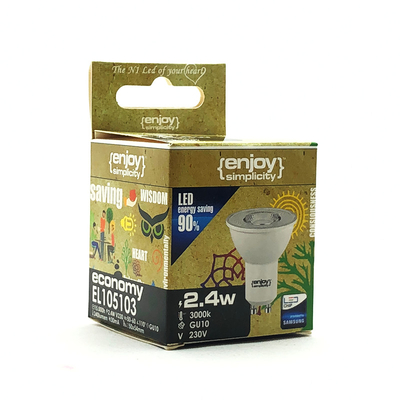 El106106 | led Gu10|4.2w(>48w)|6500k|360lm|110°|{enjoysimplicity}™