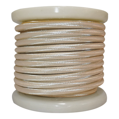 El330019 | Textile Cable 2x0.75mm²- Ρολλό 10mt – Μπεζ