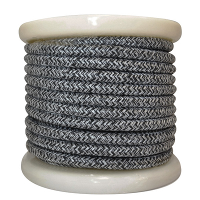 EL330035 | Textile Cable 2x0.75mm²- ρολλό 10mt – ΜΑΛΛΙΝΟ