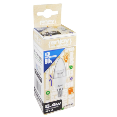 El722250 | led B35|3.4w(>25w)ε14|2700k|250lm|διαφ|{enjoysimplicity}™