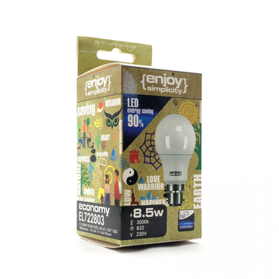 El722807 | led A60|8w(>60w)b22|4000k|840lm|{enjoysimplicity}™