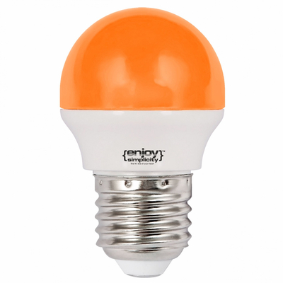 El733331 | led ρ45 Πορτοκαλι |1.8w(19w) Ε27|{enjoysimplicity}™