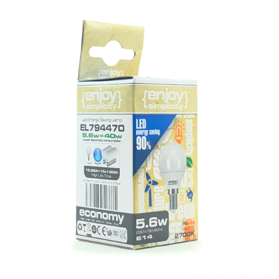 El794470 | led ρ45 Dim|5w(>40w)ε14|2700k|470lm|{enjoysimplicity}™