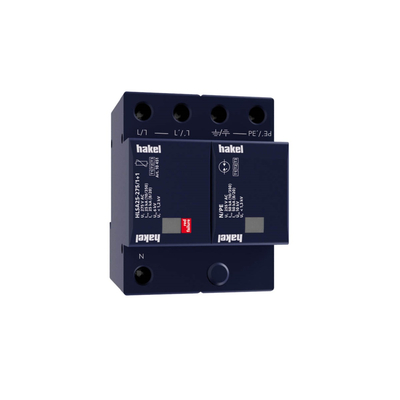 10451 | HSLA25-275/1+1 |SPD T1+T2+T3 |ΑΝΤΙΚΕΡΑΥΝΙΚΟ ΠΑΛΜΙΚΟΥ ΡΕΥΜΑΤΟΣ & ΠΡΟΣΤΑΤΕΥΤΙΚΟ ΥΠΕΡΤΑΣΗΣ | Hakel®