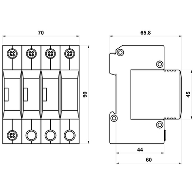 16084 | HLSA12,5-275/3+1 M | SPD T1+T2+T3 | ΑΝΤΙΚΕΡΑΥΝΙΚΟ ΠΑΛΜΙΚΟΥ ΡΕΥΜΑΤΟΣ & ΑΠΑΓΩΓΟΣ ΥΠΕΡΤΑΣΕΩΝ| Hakel®