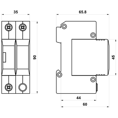27081 | HSA-275/1+1 M | SPD T2+T3 | ΑΠΑΓΩΓΟΣ ΚΡΟΥΣΤΙΚΩΝ ΥΠΕΡΤΑΣΕΩΝ | Hakel®
