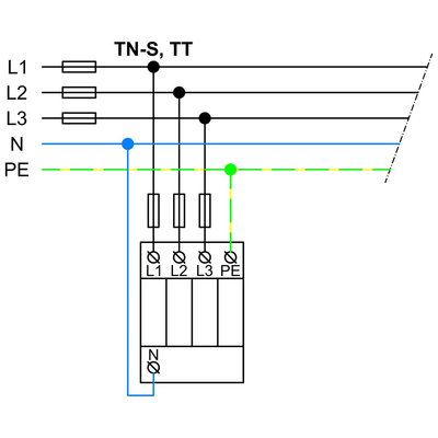 27084 | HSA-275/3+1 M | SPD T2+T3 | ΑΠΑΓΩΓΟΣ ΚΡΟΥΣΤΙΚΩΝ ΥΠΕΡΤΑΣΕΩΝ | Hakel®
