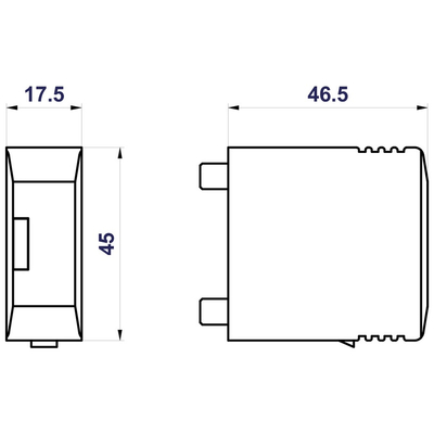 27086 | HSA-275/1+1 Module | SPD T2+T3 | ΑΦΑΙΡΟΥΜΕΝΗ ΜΟΝΑΔΑ ΓΙΑ ΑΠΑΓΩΓOYΣ ΚΡΟΥΣΤΙΚΩΝ ΥΠΕΡΤΑΣΕΩΝ| Hakel®