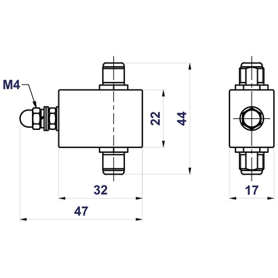 55016 | KO - 9P | Ομοαξονική προστασία υψηλών συχνοτήτων | Hakel®