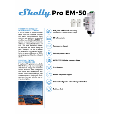 Shelly Pro EM - 50