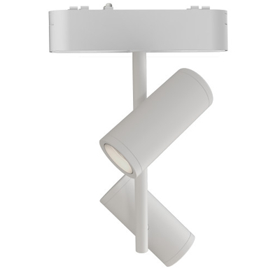 EL183437 | LED SPOT ΑΛ/ΝΙΟΥ ΓΙΑ ΜΑΓΝΗΤΙΚΕΣ ΜΟΝΟΦΑΣΙΚΕΣ ΡΑΓΕΣ|ΙΡΙΣ|2×8=16W|4000k|1700lm|114.5xΦ42xh243|ΛΕΥΚΟ|{enjoySimplicity}™