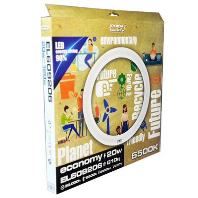 EL609206 | T9 LED ΚΥΚΛΙΚΗ G10q|20w(>120W)|6500k|2000lm|Φ400mm|+Starter|{enjoysimplicity}™