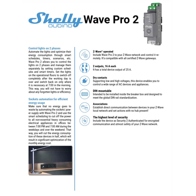 Shelly Qubino Wave Pro 2